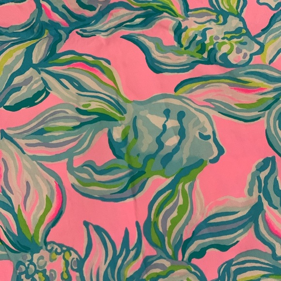 EUC Women’s Size XL Lilly Pulitzer off the shoulder top SO CUTE - Picture 3 of 8